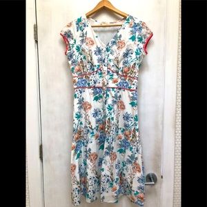 Romantic cotton floral dress